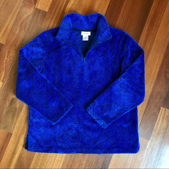 Talbots Tops - Talbots Fuzzy Textured Sweatshirt L